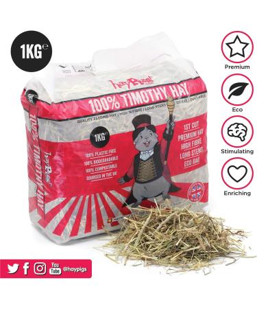HayPigs Timothy Hay - Parent (1KG) 1 count (Pack of 1) - Buy Online on SooperMarket.com