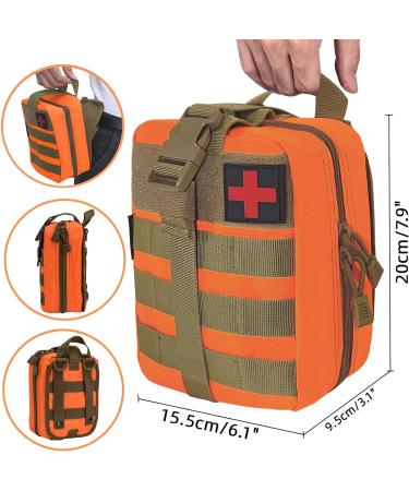 Buy Crisis First Aid Bag | Molle Tactical EDC IFAK Pouch for Outdoor & Travel | Premium Camping Gadgets - Buy Online on SooperMarket.com