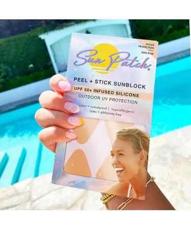 Sunkiss Reusable Silicone Sunblock Nose Patches for UV Protection - UPF 50, 1 Pack/4 Patches - Face Stickers for Nose - Sun Patch - Buy Online on SooperMarket.com