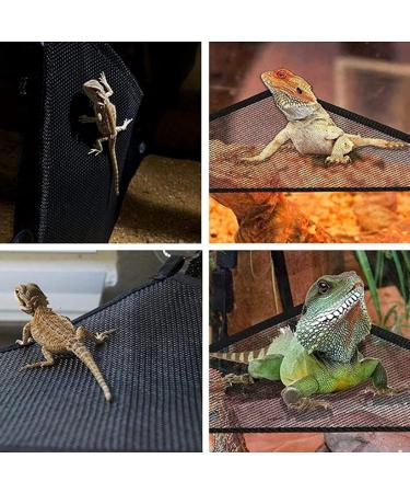 2 Pcs Mesh Reptile Hammocks Lizard Hammock Mesh Lizard Hammock Breathable Reptile Hammock Reptile Hammock Toy Triangular Hanging Net Reptile Hammock for Reptiles Such as Lizards Geckos (30x30x30) - Buy Online on SooperMarket.com