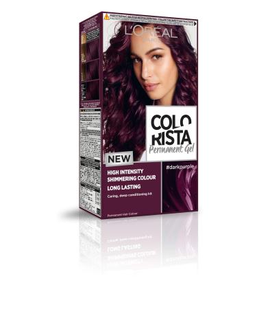 Loreal Colorista Permanent Gel Hair Dye Dark Purple 60 ml