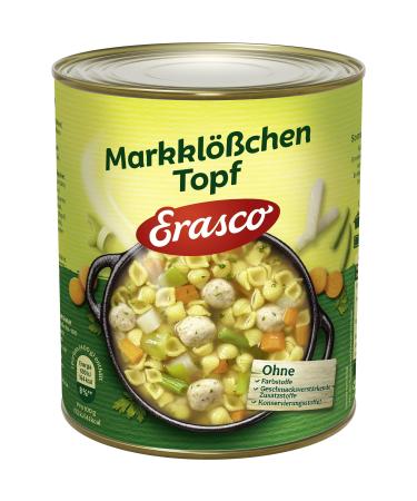 Erasco marrow dumplings pot pack of 3 (3 x 800 g can) 3 800 g (pack of 3)