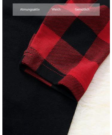 Amissz Christmas Family Pyjamas Set | Matching Holiday Sleepwear for Adults, Kids & Baby | Xmas Nightshirts in Black - Buy Online on SooperMarket.com