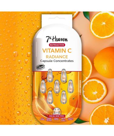 7th Heaven Vitamin C Capsule Concentrates (7 Day Supply). Daily Glow Cream. Brightening Vitamin C Capsules for Face Care (all Skin Types). Vegan Vitamin C Serum for Face - Genuine 7th Heaven Skin Care - Buy Online on SooperMarket.com