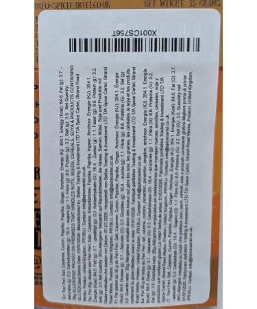 Spice Cartel Mozambican Peri Peri Seasoning | Handmade in the UK, 35g Resealable Pouch - Buy Online on SooperMarket.com