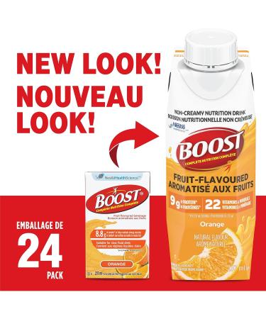 Boost Fruit Flavoured Drink Orange (237ml 24 count) and BOOST 15g Protein Meal Replacement Drink Chocolate (237ml 24 count) - Buy Online on SooperMarket.com