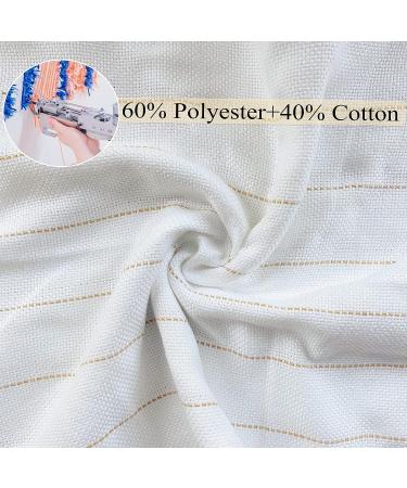 59x39.4inch Tufting Cloth Monk Fabric with Marked Lines - Punch Needle Tufting Gun White | Shop Now - Buy Online on SooperMarket.com