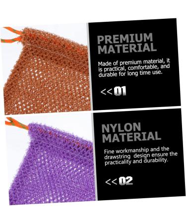 FOYTOKI 8 Pcs Soap Bag Foaming Net Bath Soap Liquid Bag Rapid Drying Towel Bubble Soap Nylon - Buy Online on SooperMarket.com