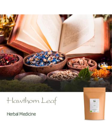 Hawthorn Leaf Organic Flower Tea - High Food Grade 100g (Pack of 1) - Hawthorne Leaves and Flowers - Buy Online on SooperMarket.com