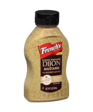 French's Stone Ground Dijon Mustard, 12 oz