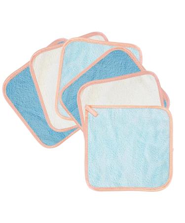 Phogary Microfiber Makeup Towel - Washable Facial Cleaning Cloth - 6 Pack (20x20cm) - Soft Absorbent Blue Cloths for Easy Makeup Removal - Buy Online on SooperMarket.com