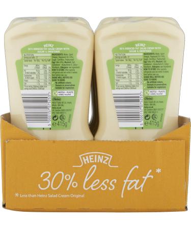 Heinz 30% Less Fat Salad Cream 415g - Pack of 1 - Buy Online on SooperMarket.com
