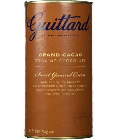 Grand cacao Guittard Drinking Chocolate, 10 oz (Pack of 2) 10 Ounce (Pack of 2)