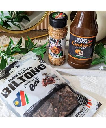 Nam Flava Original Biltong 500g - Premium Beef Jerky High Protein Dried Meat - International Shipping Available - Buy Online on SooperMarket.com