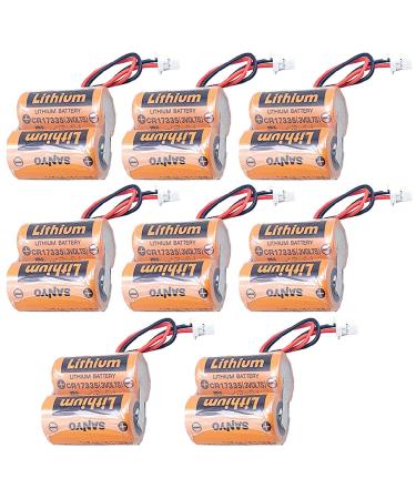8 Pack 6V MR-BAT6V1 2CR17335A WK17 Battery for M80 Driver/MR-J4 servo System 1800mAh