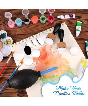20 Pack Mini Ink Blending Foam Pads - Round White Sponge Refills for Card Making & Painting - Buy Online on SooperMarket.com