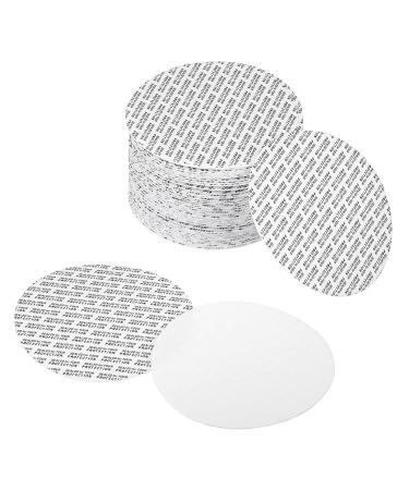 PATIKIL 98mm/3.86" Foam Lid Liner 50 Pack PS Foam Resistant Tamper Pressure Sensitive Seal for Bottle Cap Liners Seals