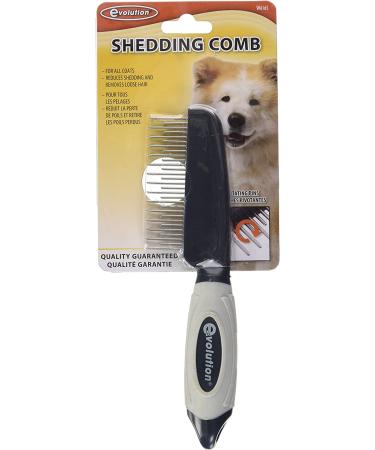 Evolution Shedding Comb - Rotating Teeth | Efficient Pet Grooming Tool - Buy Online on SooperMarket.com