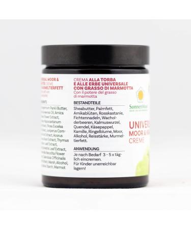 Sonnenmoor Universal Moor & Herbal Cream with Marmot 140g - Natural Ointment for Skin & Joint Relief - Buy Online on SooperMarket.com