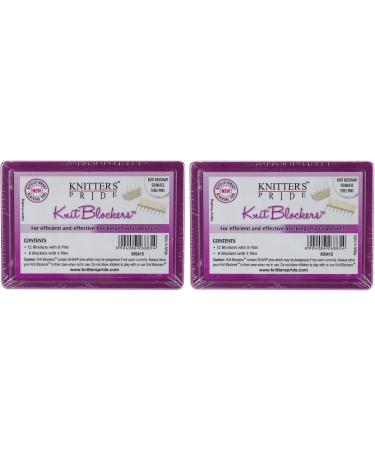 2-Pack - Knitter's Pride KP800415 Knit Blockers & Pin Kit