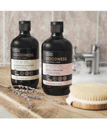 Baylis & Harding Goodness Rose & Geranium Toiletries Bundle - 6 x 500ml Hand Wash & Bath Soak - Vegan Friendly Hand & Bath Bundle - Buy Online on SooperMarket.com