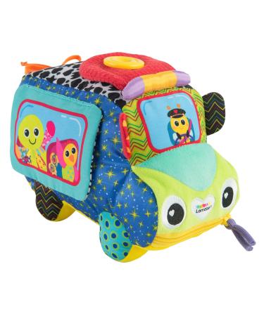 Lamaze Freddie's Activity Bus Baby Toy Plush Sensory Toy With Flaps & Discovery Mirror for Sensory Play New Baby Gifts for Toddlers Boys & Girls from 18 Months 2 3+ Year Olds Freddie's Activity Bus