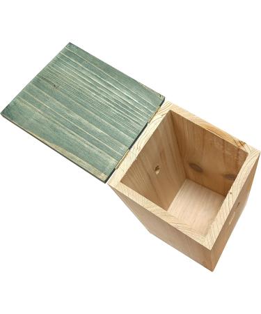 Wooden Nesting Box Wild Bird House Traditional Hinged Roof Garden Nester 1 - Buy Online on SooperMarket.com