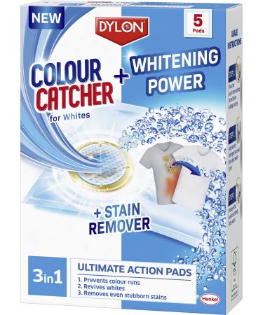 Enhanced Colour Catcher Whitening Power + Stain Remover for Whites 3 in 1 Ultimate Action Pads - 5 Pads