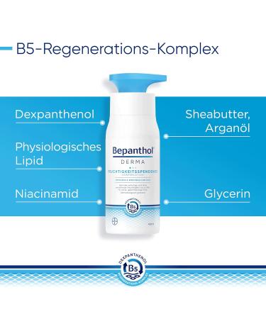 Bepanthol Derma Moisturizing Body Lotion 200ml | Sensitive & Dry Skin Care | Dermatologically Tested Moisture Cream with Dexpanthenol - Buy Online on SooperMarket.com