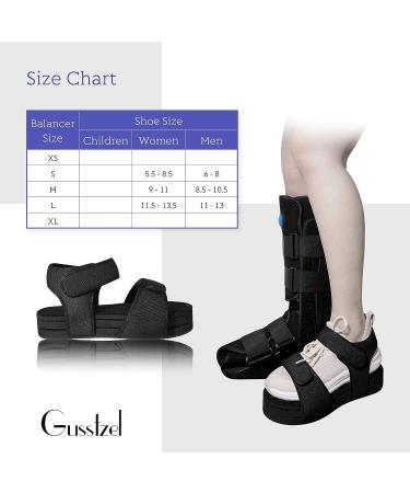 GUSSTZEL Professional Shoe Lift for Uneven Legs | Shoe Balancer & Leveler for Men & Women | Size Medium 8.5-10.5 Men & 9-11 Women - Buy Online on SooperMarket.com