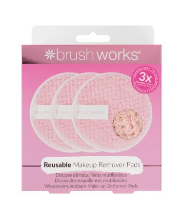 Brushworks HD Reusable Makeup Remover Pad 3-Pack 70g