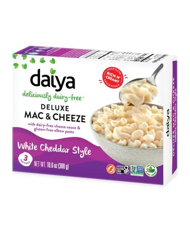 Daiya White Cheddar Style Cheezy Mac - Dairy Free Gluten Free Vegan Mac and Cheese - 10.6 oz (Pack of 8)