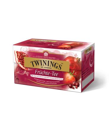 Twinings of London Fruit Tea 25 bags x 2g pack Mixed Fruits 50 grams