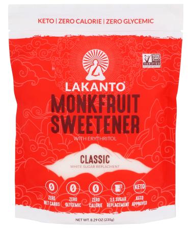 Lakanto, Sweetener Monkfruit Classic, 8.29 Ounce