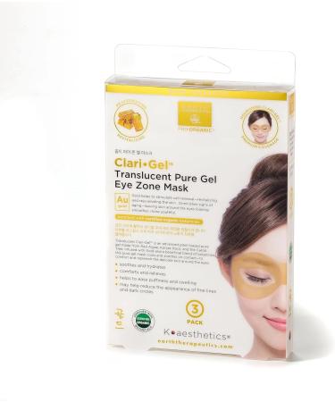 Earth Therapeutics ClariGel Eye Zone Mask - Gold - 3 Pack | Hydrating Gel Eye Pads - Buy Online on SooperMarket.com