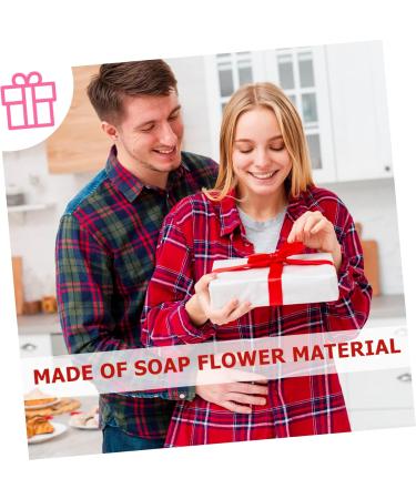 ABOOFAN 3 Boxes Rose Soap Scented Bath Soap Rose Bath Soap Rose Flower Preserved Rose Enchanted Rose Wedding Decorations for Ceremony Faux Roses Simulated Soap Flower Rose Petal Artificial - Buy Online on SooperMarket.com