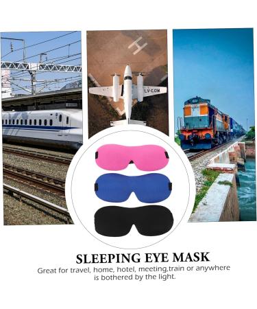 Buy Gatuida 6 Pcs 3D Sleep Masks - Silk Eye Masks for Adults | Comfortable Blindfolds for Sleeping & Travel | Eye Protection - Buy Online on SooperMarket.com