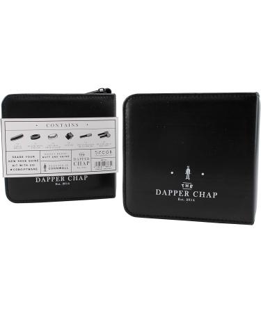 CGB Giftware Dapper Chap 'Buff & Shine' Shoe Cleaning Kit | 3 Brushes, Black & Neutral Polish - Buy Online on SooperMarket.com