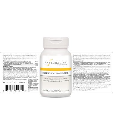 Cortisol Manager - Integrative Therapeutics Stress and Sleep Support Supplement Bundle | Ashwagandha Magnolia and L-Theanine - Buy Online on SooperMarket.com