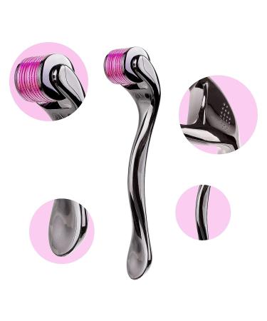 Sandine Microneedle Derma Roller - 540 Titanium Micro Needle Skin Care System (0.3mm) | Promotes Youthful & Radiant Skin | Includes FREE E-Book - Buy Online on SooperMarket.com