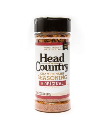Head Country Bar-B-Q Championship Seasoning, Original, 6 Ounce