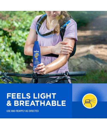 Coppertone Sport Sunscreen Spray SPF 30 Duo Pack (2x222 mL) Lightweight and Water-Resistant Sun Protection Stays On Strong When You Sweat - Buy Online on SooperMarket.com