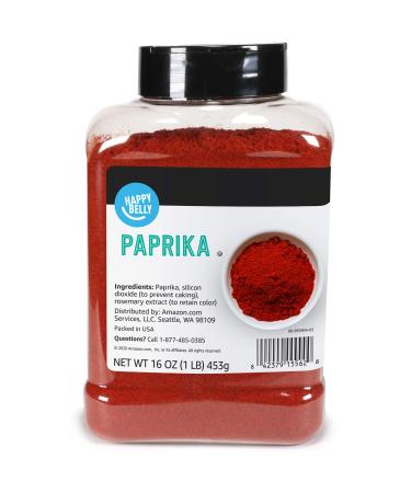 Amazon Brand - Happy Belly Paprika, 16 Ounces