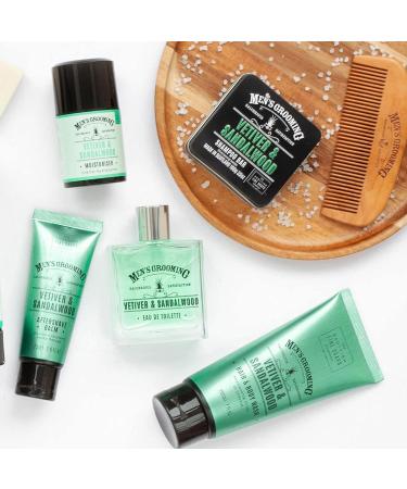 Men's Grooming by The Scottish Fine Soaps Company Vetiver & Sandalwood Luxurious Gift Set - Buy Online on SooperMarket.com
