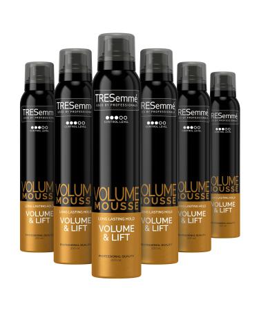 TRESemm Volume & Lift Hair Mousse hair volume boost for a long-lasting hold 6x 200 ml 200 ml (Pack of 6)
