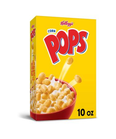 Kellogg's Corn Pops, Breakfast Cereal, Original, Excellent Source of 7 Vitamins and Minerals, 10oz Box Corn Pops 10 Ounce (Pack of 1)