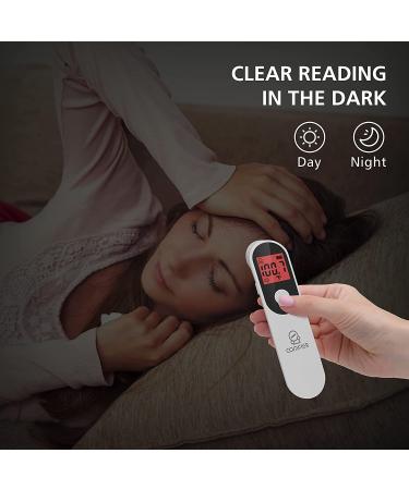 Comfier Touchless Forehead Thermometer - Fast & Accurate Infrared Digital Thermometer for Adults, Kids & Babies - Buy Online on SooperMarket.com