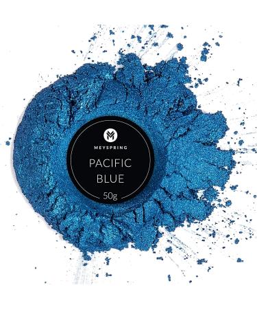 MEYSPRING Pacific Blue Epoxy Resin Color Pigment - 50g for Art, Ecopoxy, UV Resin - Buy Online on SooperMarket.com