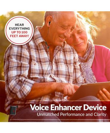 NewEar Personal Sound Amplifier - 50dB Voice Enhancer & Audio Amplifier for TV - Pocket Hearing Device for Enhanced Hearing up to 100 Feet - Buy Online on SooperMarket.com