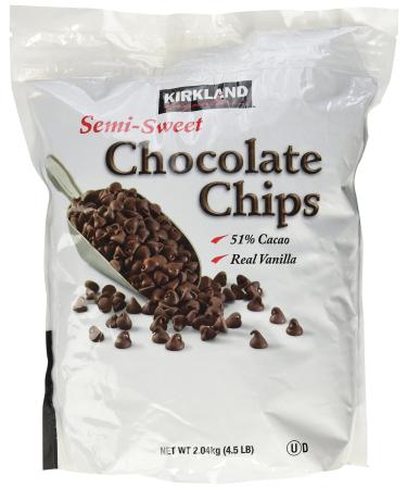 Kirkland Signature Semi-Sweet Chocolate Chips, 72 oz